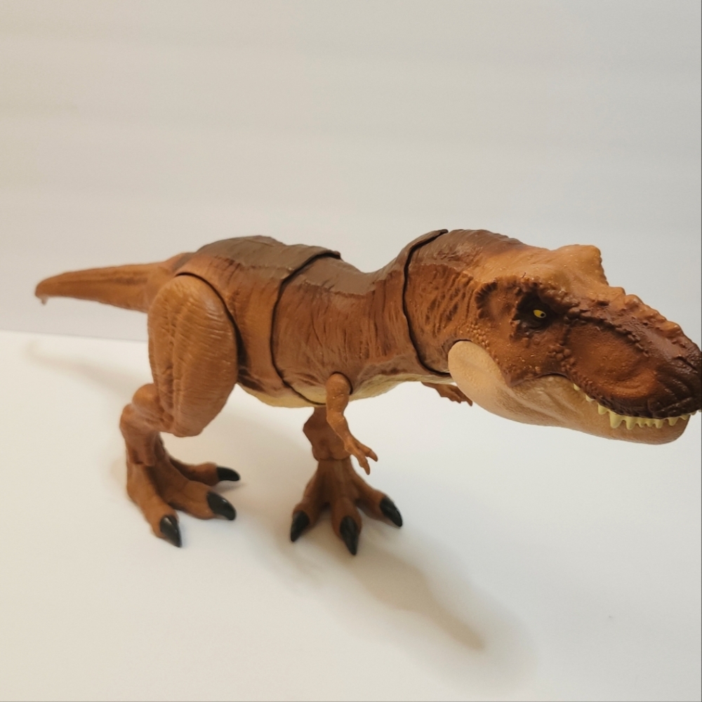 2017 MATTEL Tyrannosaurus Jurassic World 02380B Thrash &Throw 22"L Action Figure